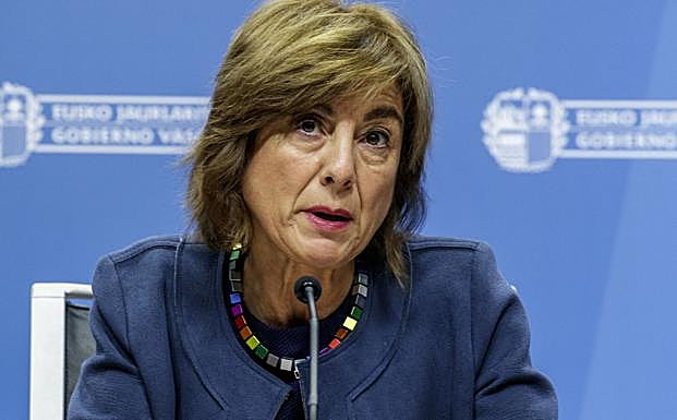 La consejera de Educación, Cristina Uriarte. 