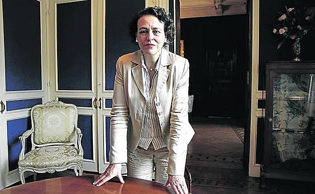 Magdalena Álvarez, el pasado lunes durante su visita a Bilbao para participar en un foro de economía social.