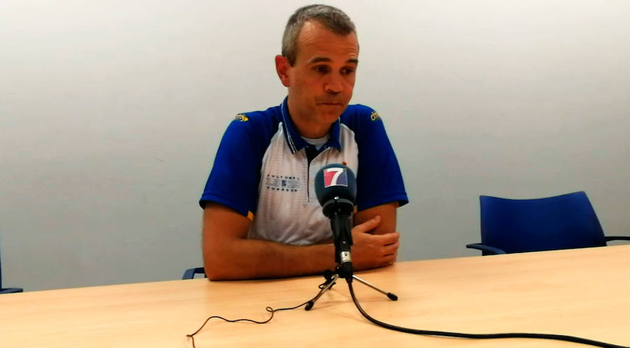 Igor Núñez, durante la rueda de prensa. 