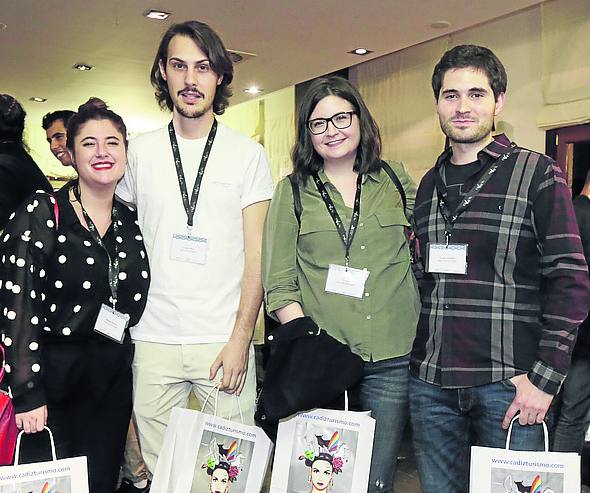 Rebeca Aparicio, Jurdan Pérez, Natalia Vega y Jorge González. 