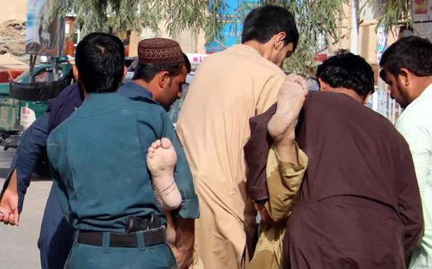 Al menos 22 muertos por una explosión durante un mitin en Afganistán