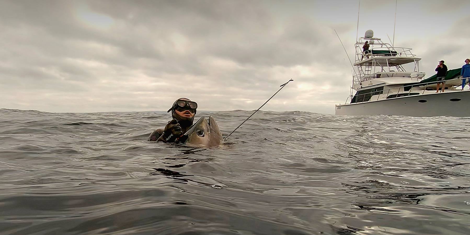 A principios de septiembre, Ryder Devoe, de 19 años, emergió de las azules aguas de San Diego con su neopreno de camuflaje, gritando: «lo atrapé». Un hermoso ejemplar de atún rojo de más de 90 kilos, una especie que apenas se veía en las costas californianas desde hacía décadas, había sido alcanzado por su arpón. Devoe, a quien además del buceo libre también apasiona el surf, se siente feliz. «Este año mi objetivo es cabalgar las olas más grandes de México y capturar otro atún de aleta amarilla.»