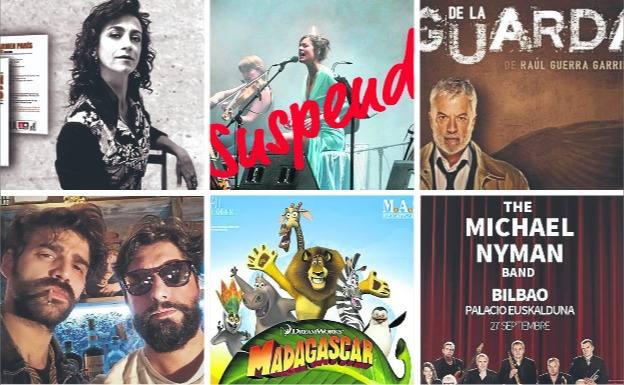 Artistas. Maika Makovski, M.I.A., 'Madagascar', Carmen París, Adolfo Fernández, David Verdaguer y Michael Nyman han suspendido sus citas de música y teatro. 