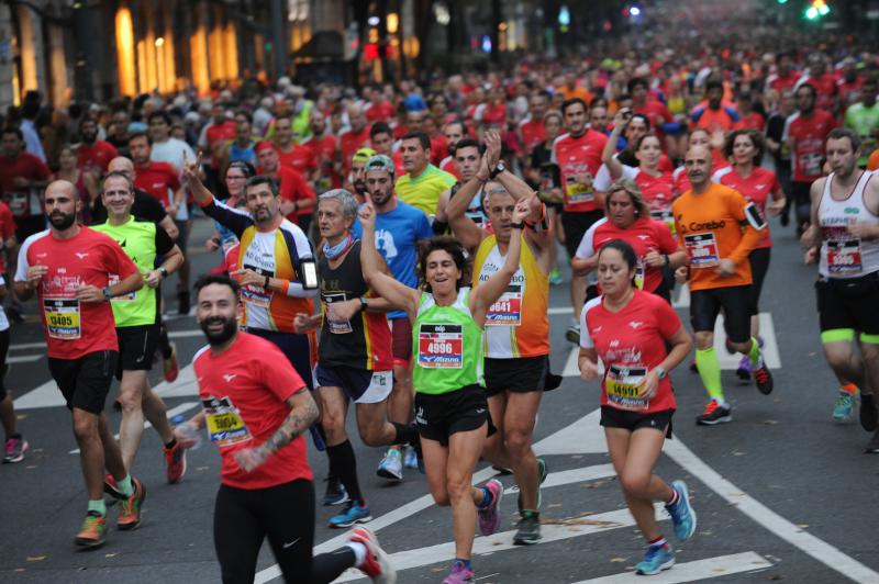 12.500 atletas han salido a correr por las calles de la villa para celebrarlo