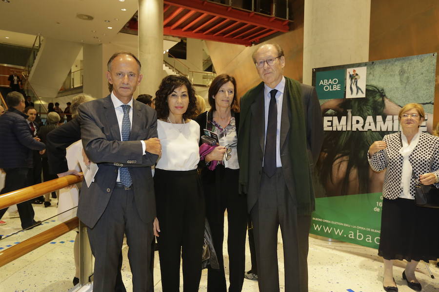 Javier Sáenz de Jubera, María Jesús Viescas, Ana Alonso y Rufino Orejas.