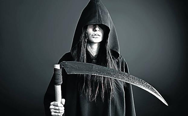 Heriotza irudikatzen duen irudia.