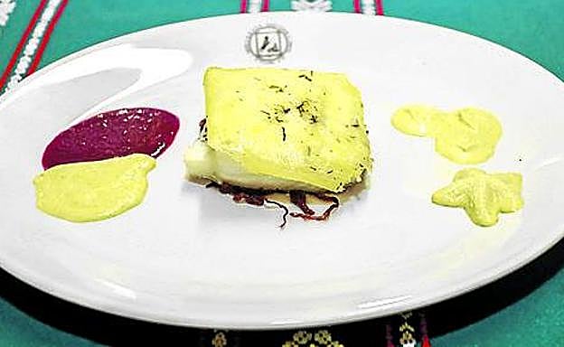 El plato de bacalao preparado por Kakiturri. 