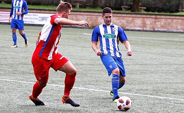 Amorrortu anotó su primera diana ante el Sporting B. 