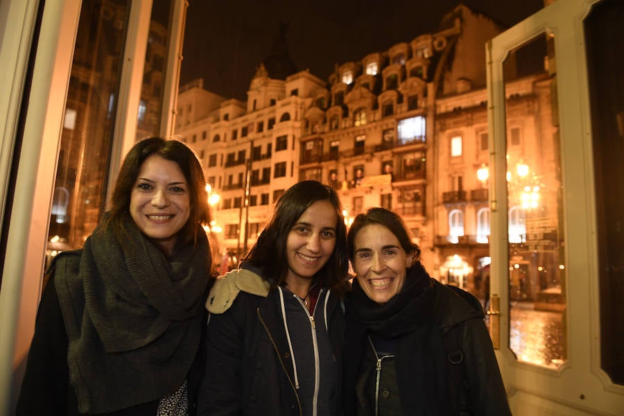 Mercedes L. Caballero, Eva Guerrero y Jemina Can.