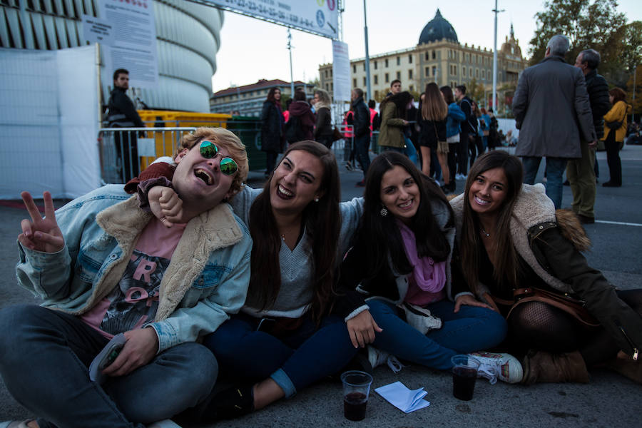 Aitor Bermejo, Iratxe Delgado, Mireia Gómez y Ane Zelaia creen que la cita consiguió motivar a los vizcaínos. «¡Podemos con todo!», decían.