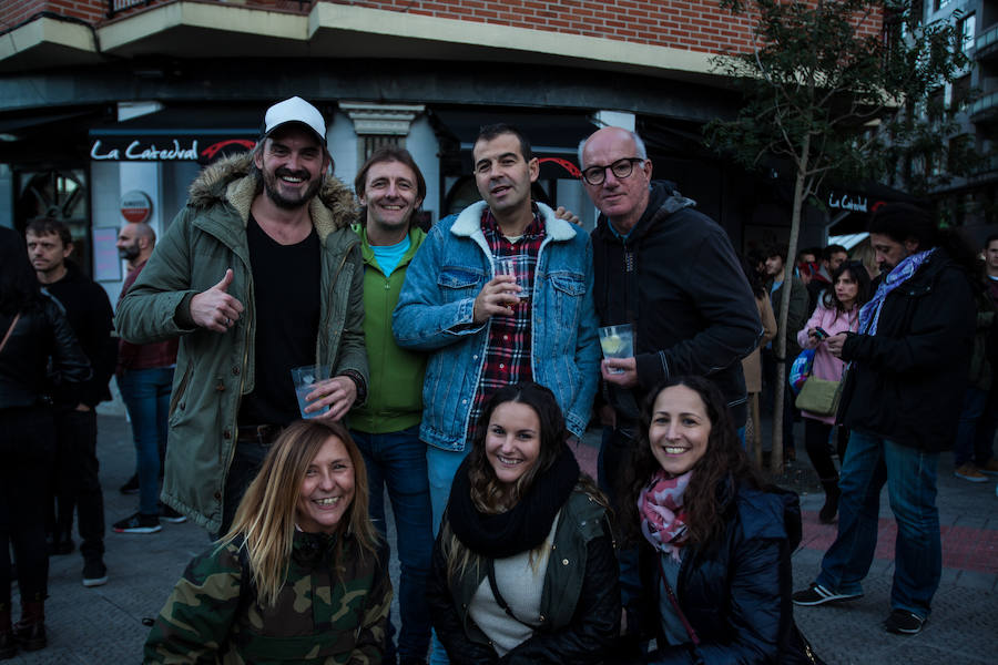Los cántabros Gabriel Bolado, Vindio Palacio, Davide Lacasella, José Luis González, Paloma Martín, Cristina Izquierdo y Esther Castañera.
