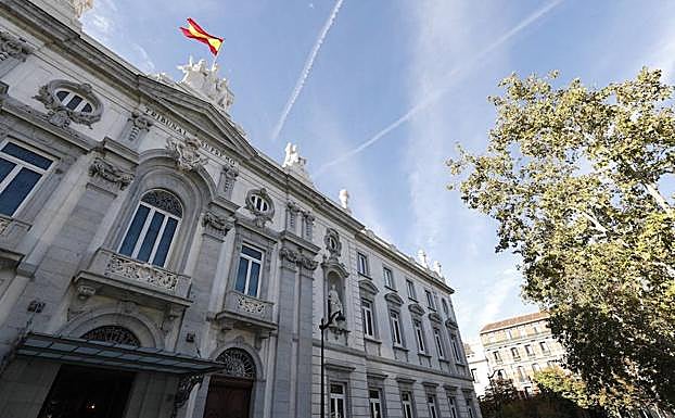 Fachada del Tribunal Supremo.