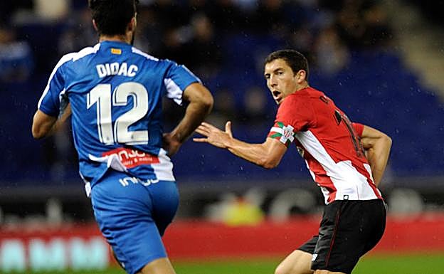 Un momento del partido.