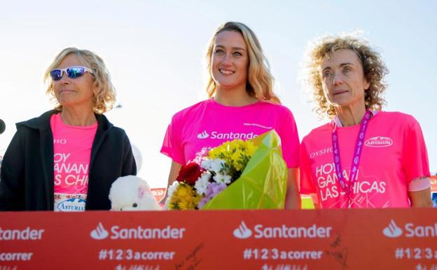 Mireia Belmonte, este domingo en la Carrera de las Mujeres de Barcelona.