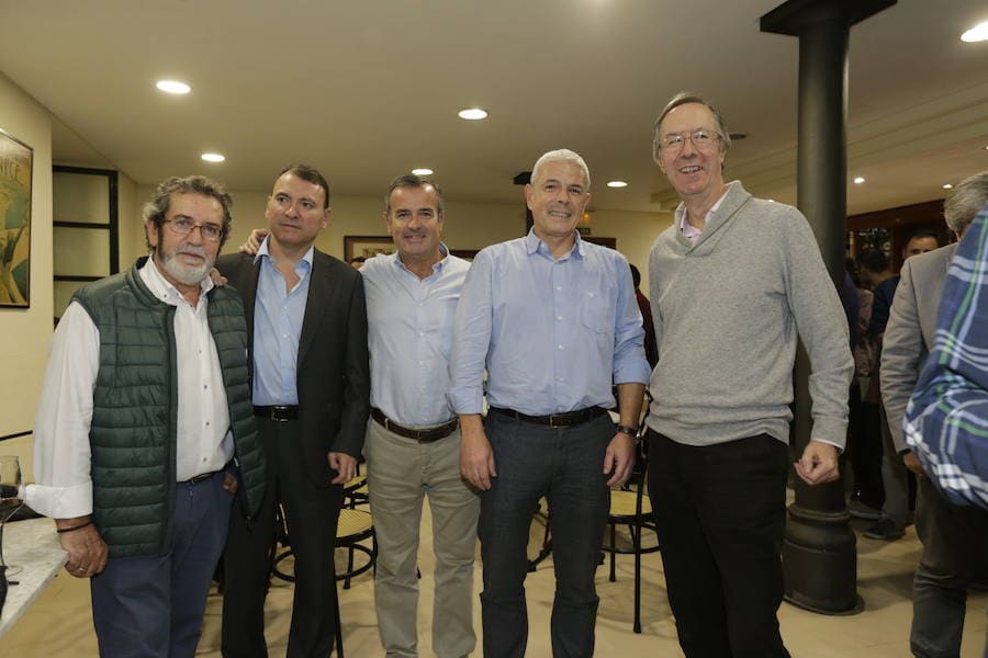 Claudio Toral, Jesús Calonge, Javi Vadillo, Josu Garai y Alberto López Basaguren. 