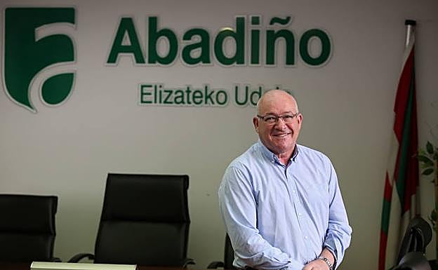 El alcalde de Abadiño, José Luis Navarro, en una foto de archivo.