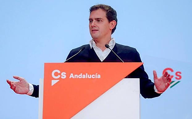 El líder de Ciudadanos, Albert Rivera.