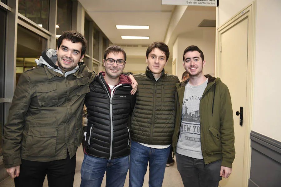 Aimar Alonso, Lander Temiño, Aitor Gutiérrez y Aitor Martín. 