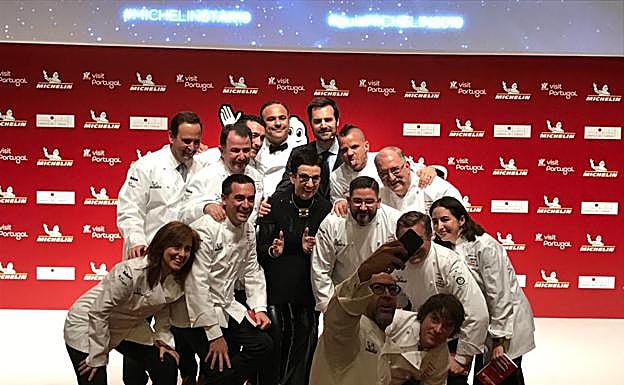 Las estrellas Michelin españolas con Carme Ruscalleda en el centro. 