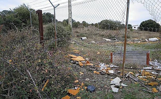 Imagen de la zona afectada. 