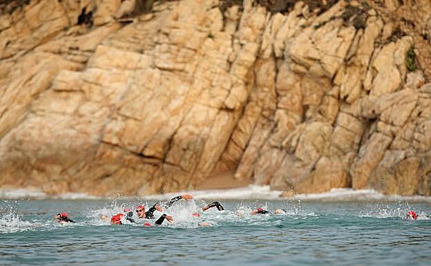 Una prueba de triatlón