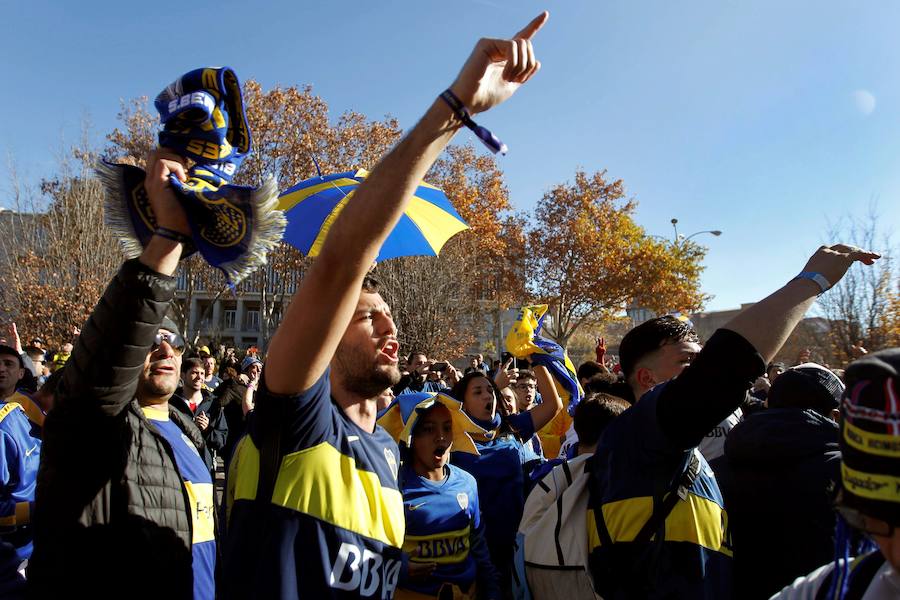 Fotos: River-Boca: pasión en las calles de Madrid