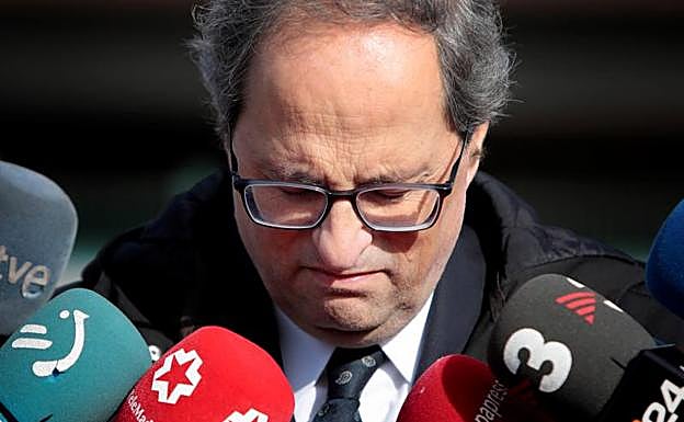 El presidente de la Generalitat, Quim Torra. 