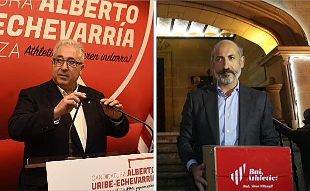 Alberto Uribe-Echevarría y Aitor Elizegi.