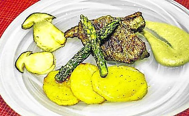 La presa ibérica a la barbacoa. 