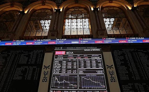 Imagen de la Bolsa de Madrid.