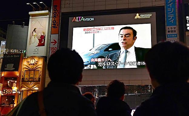 La Fiscalía de Tokio anuncia una nueva acusación contra Carlos Ghosn