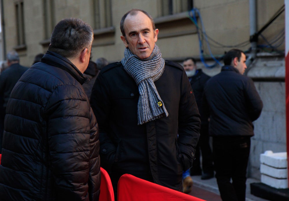 Javier Aldazabal, miembro destacado de la candidatura de Uribe-Echevarría. / Manu Cecilio / Ignacio Pérez / Jordi Alemany / Athletic Club