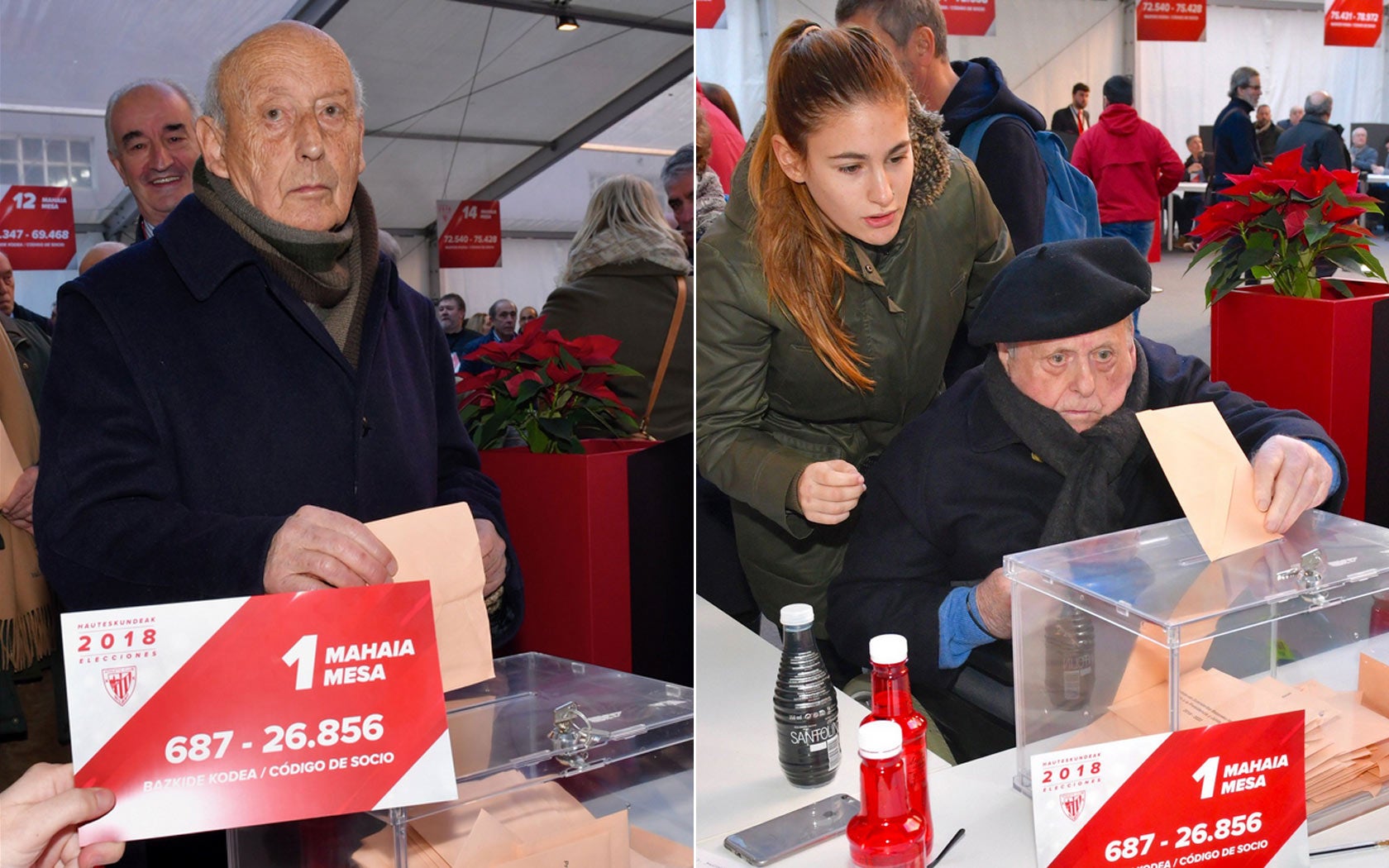 Los socios 1 y 2 del Athletic. / Manu Cecilio / Ignacio Pérez / Jordi Alemany / Athletic Club