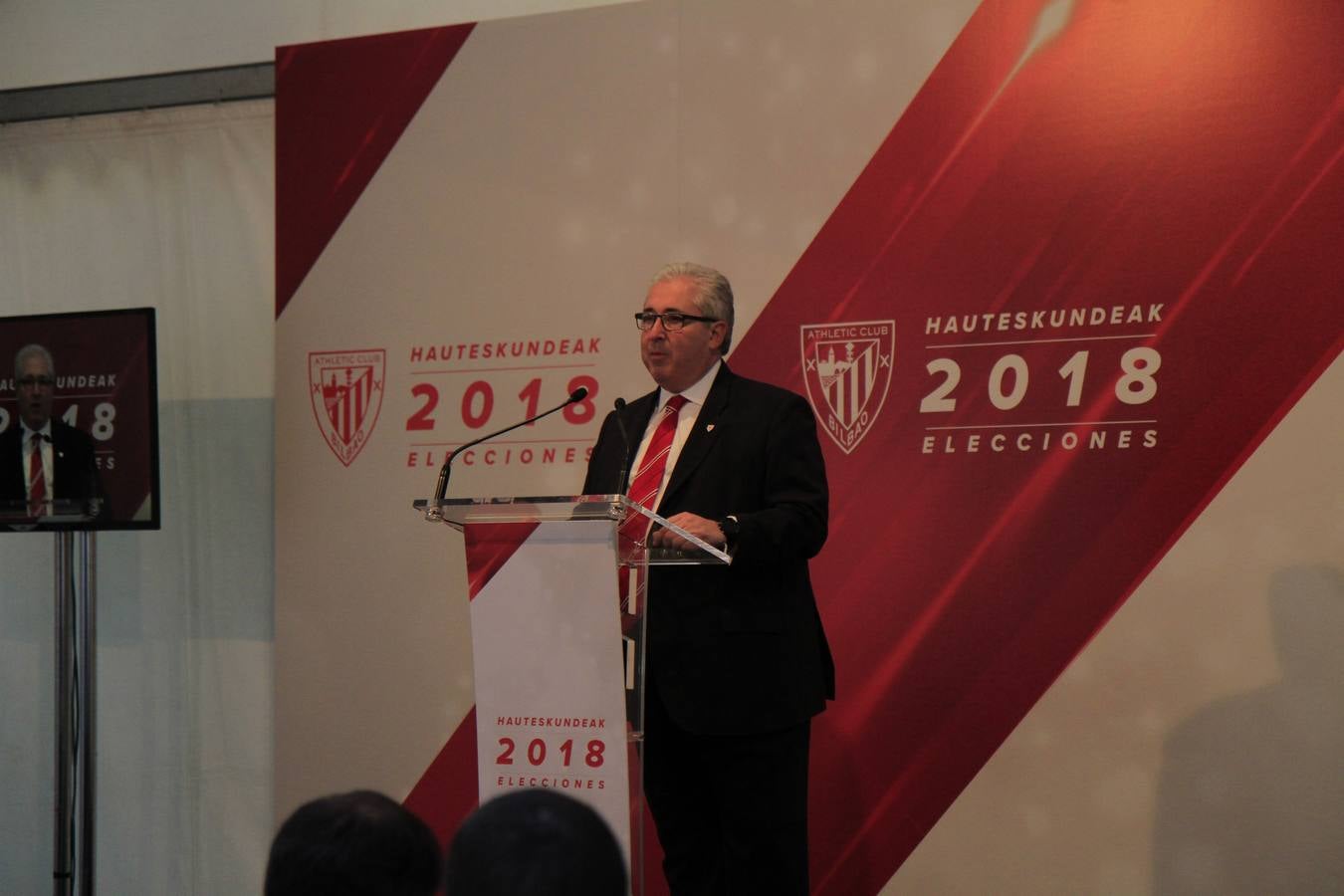 Aitor Elizegi y Alberto Uribe-Echevarría compiten por la presidencia del club rojiblanco, en las  elecciones de 2018 . / Manu Cecilio / Ignacio Pérez / Jordi Alemany / Athletic Club