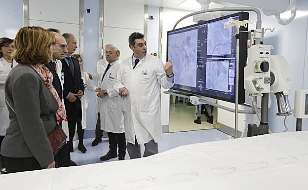 Presentación este viernes del nuevo equipo de hemodinámica. 