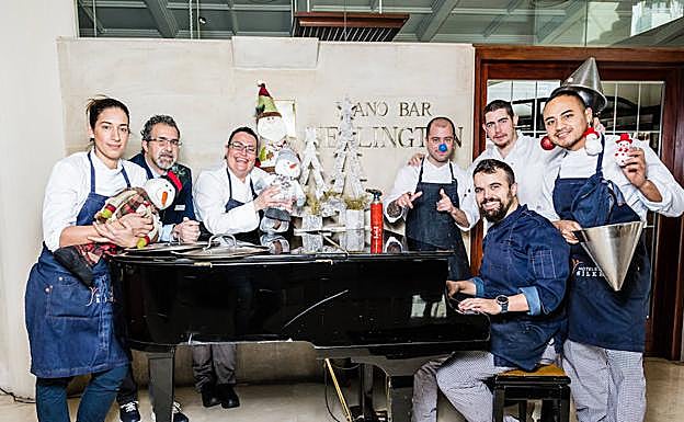 El equipo del Silken al completo.