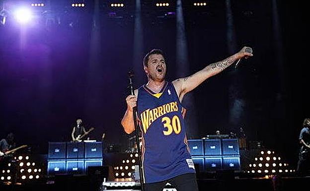 Dani Martín, durante su actuación en el BEC.