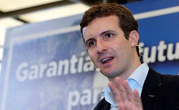 El líder del PP, Pablo Casado. 