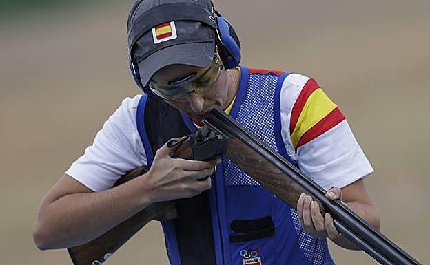 La medallista olímpica, Fátima Gálvez.