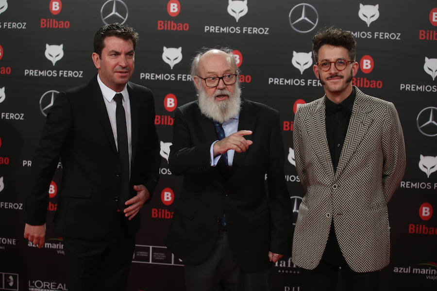 Arturo Valls, José Luis Cuerda y Félix Tusell. 