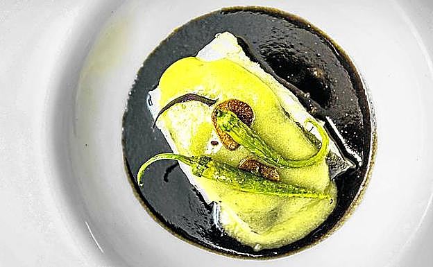 Plato de bacalo preparado por Bustinzuri-Gaztedi. 