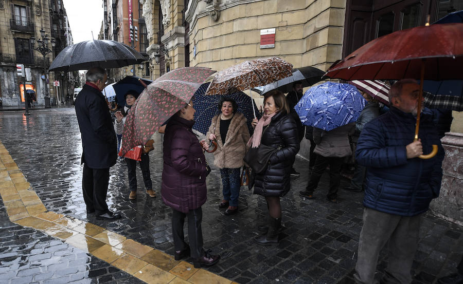 Martes lluvioso en Bilbao.