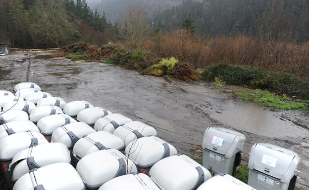 En una parcela de la carretera de Elgeta se depositarán residuos de jardinería y podas.