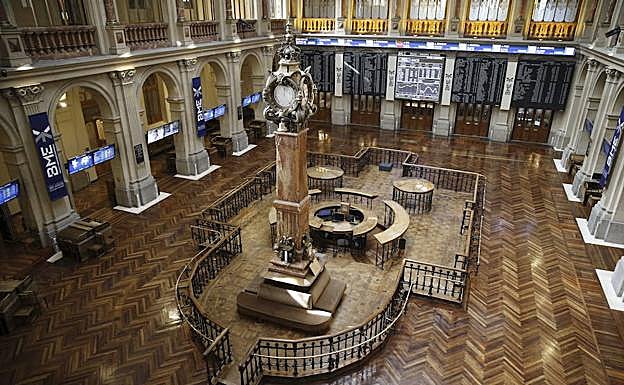 La banca tiñe de rojo al Ibex que se deja un 0,41% en la sesión