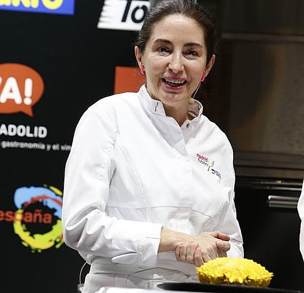 Elena Arzak llevó a Madrid Fusión sus últimas investigaciones culinarias relacionadas con los colágenos.