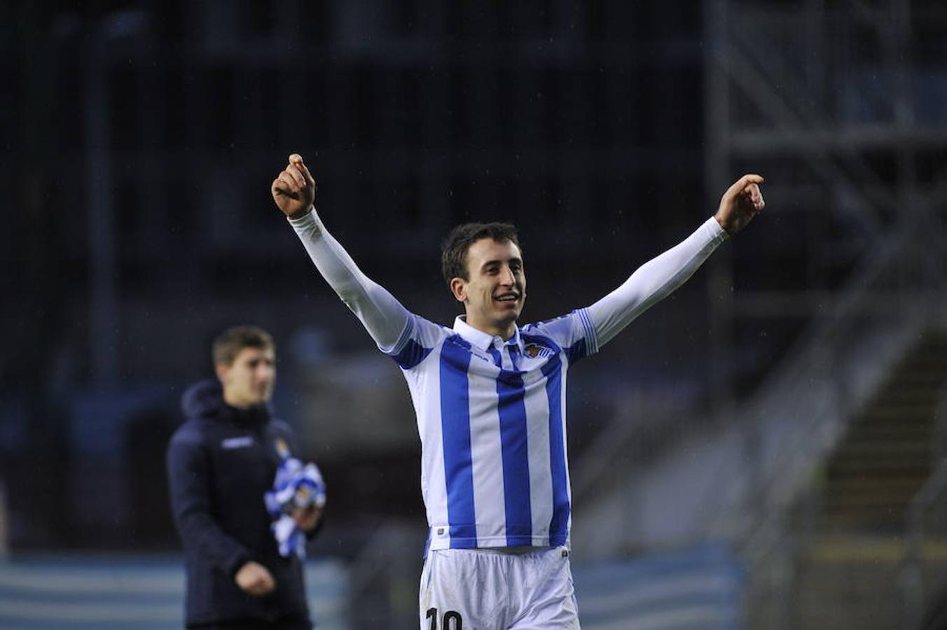 La Real Sociedad logra imponerse 2-1 al Athletic en el clásico del futbol vasco celebrado este sábado en Anoeta