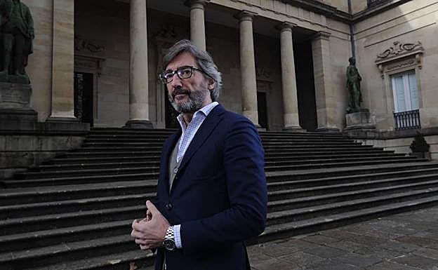 El presidente territorial del PP y candidato a diputado general Iñaki Oyarzábal.