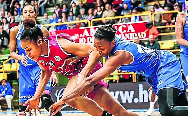 Las vitorianas no tuvieron opción ante el poderoso equipo salmantino.