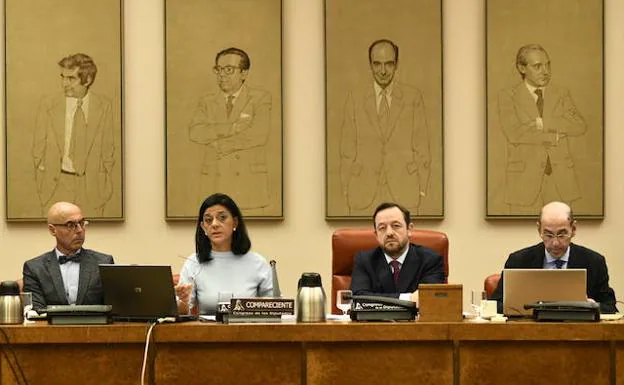 La secretaria de Estado de Presupuestos y Gastos, María José Gualda Romero, comparece en el Congreso de los Diputados para tratar el Proyecto de Ley de Presupuestos Generales del Estado para el año 2019.