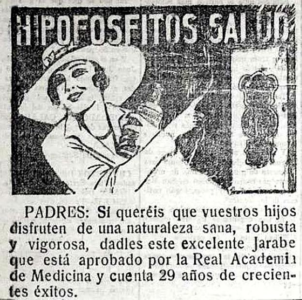 Un anuncio publicado en la prensa de la época.